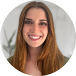 2-modified → GroundWork Cognitive Behavioral Therapy (CBT) Close-up portrait of a smiling woman with long brown hair and brown eyes, circular crop.